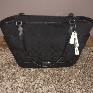 Black coach purse